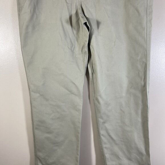 Duck Camp Pants Mens 38x30 Beige Canvas Cordura Brush Hunting Waterfowl Chore - Picture 3 of 16